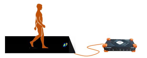 步態壓力分布(bù)測試係統 步態壓力分布測試係統